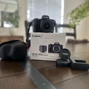 Canon EOS M50 Mark II Digital Camera Black